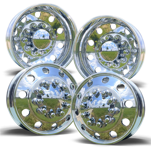 19.5x6.00 Northstar Mirror Polished Both Sides 10 Vent Hole Ford