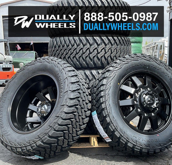 LT235/80R17/10 Ironman All Country MT-X Tires Set of 6 – Dually Wheels