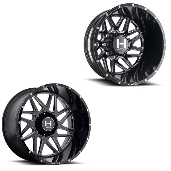 20x10 Hostile H401 Sprocket Blade Cut (Black Milled) PRE-11 GM PRE