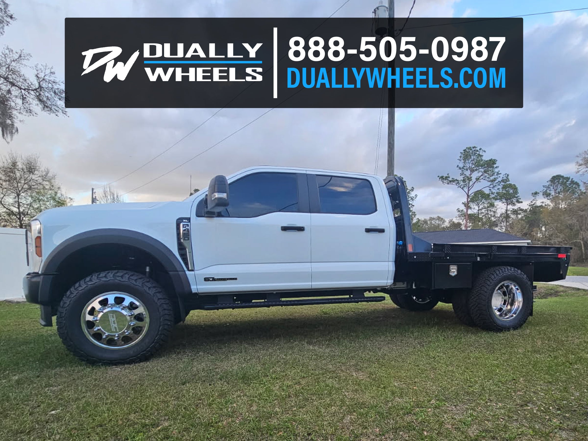 20x7.75 DDC The Shield Polished FORD F-450/F-550 DODGE 4500/5500 DUALL ...