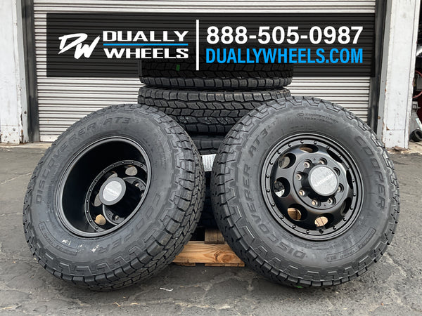 215/85R16/10 Cooper Discoverer A/T3 LT Tires Set of 6 – Dually Wheels
