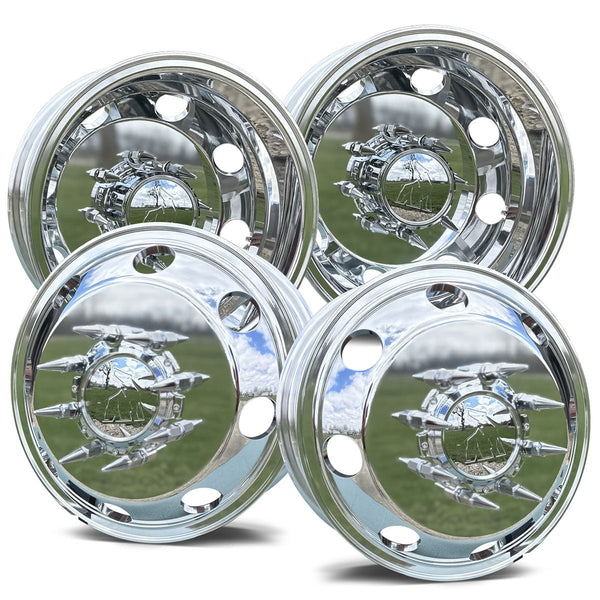 16x6.00 Northstar 8x170mm Bolt Circle Ford (F350 1998-2004) Mirror Fin ...