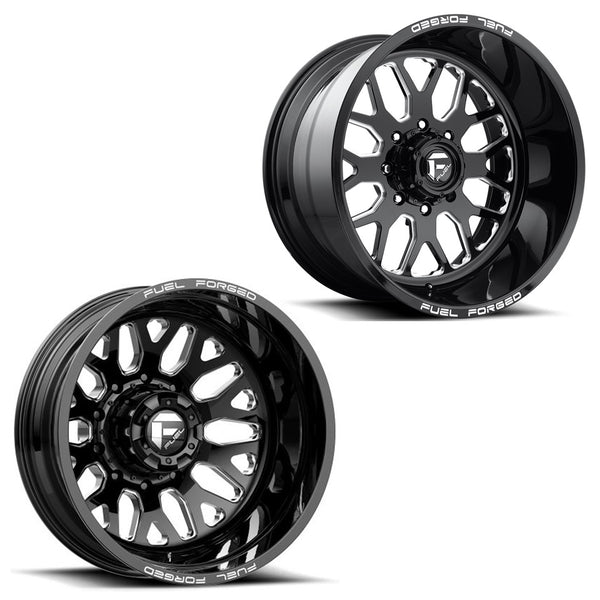 22x12 Fuel Forged FF19D FORD F-450/F-550 DODGE 4500/5500 DUALLY SUPER ...