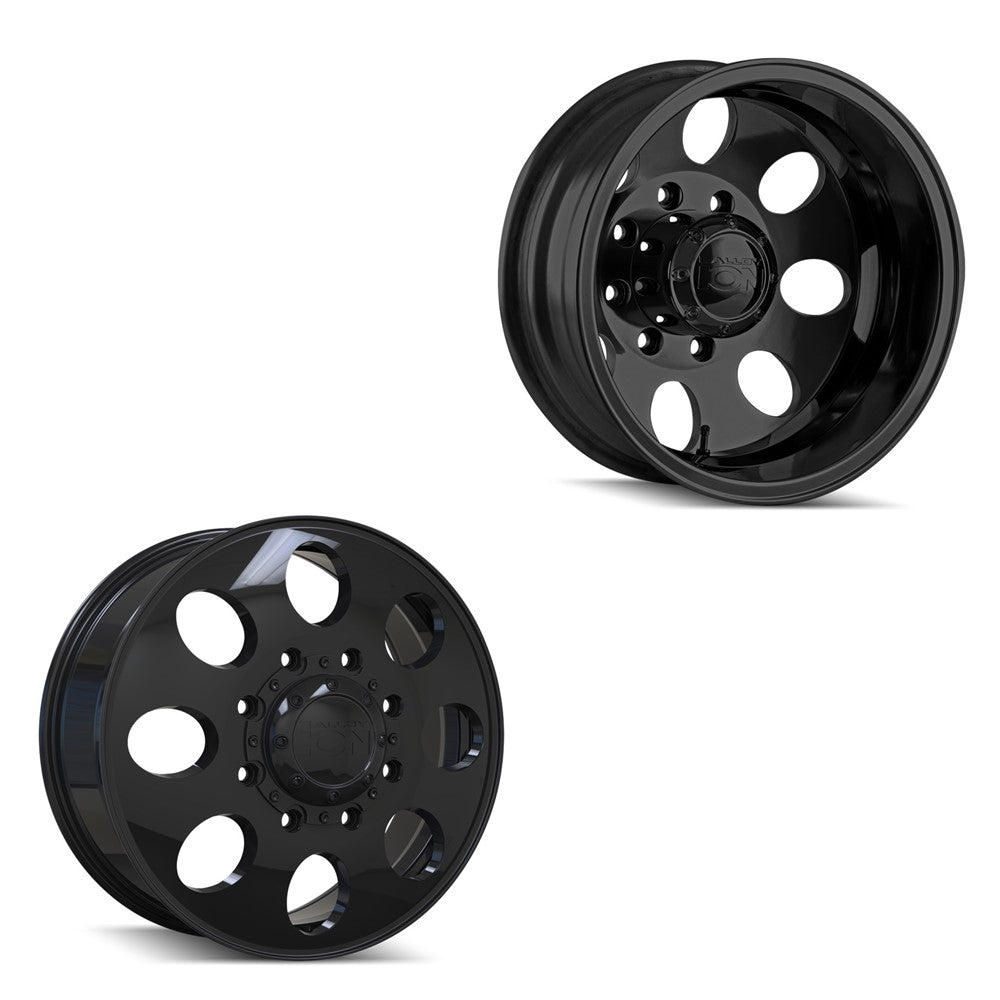 Ford 19 Inch Rims 20x8.25 Ion 167 Gloss Black 05-UP FORD 19-UP DODGE DUALLY Wheels 8x200 ...