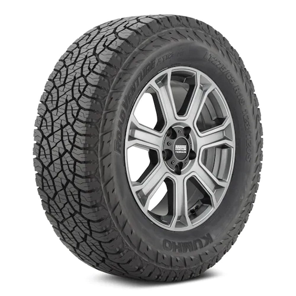35x12.50R17/10 Kumho Road Venture AT52 Tires Set of 6 – Dually Wheels