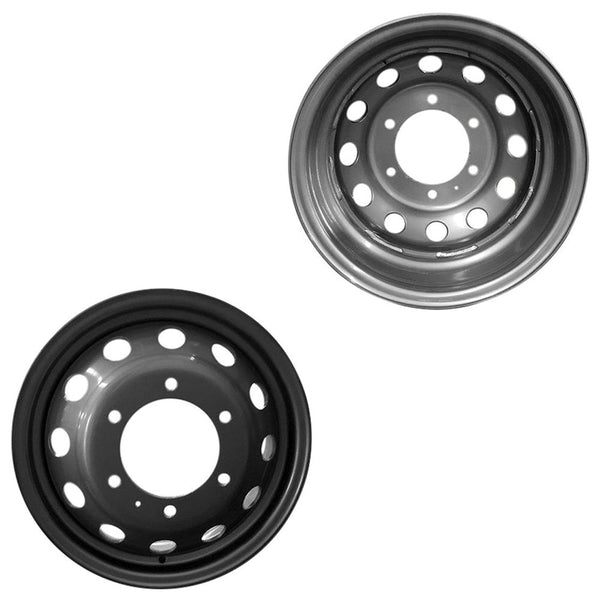 16x6 Road Ready RRW-10050S Silver FORD TRANSIT HD DUALLY Wheels 6x180 ...