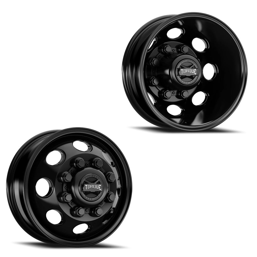 16x6 Torque TW512C Revolver Satin Black SPRINTER DUALLY Wheels 6x205 S ...