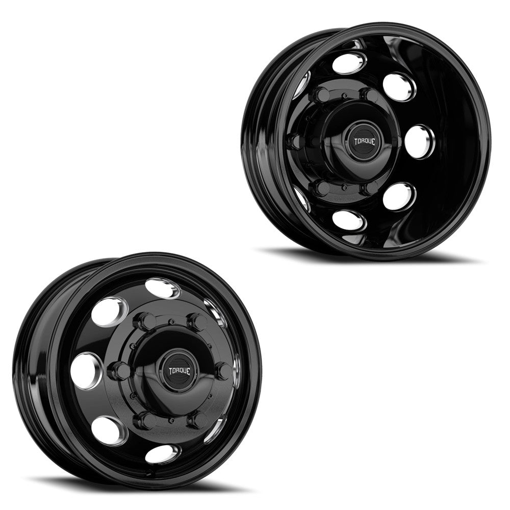 16x6 Torque TW512C Revolver Gloss Black Milled FORD TRANSIT HD